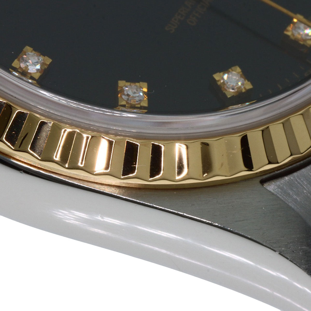 ROLEX – Datejust 16233G – 10P Diamond Black Dial – Hans Wilsdorf Legacy – 1993 (S-Series) – 100% Authentic Pre-Owned ✨