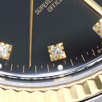 ROLEX – Datejust 16233G – 10P Diamond Black Dial – Hans Wilsdorf Legacy – 1993 (S-Series) – 100% Authentic Pre-Owned ✨