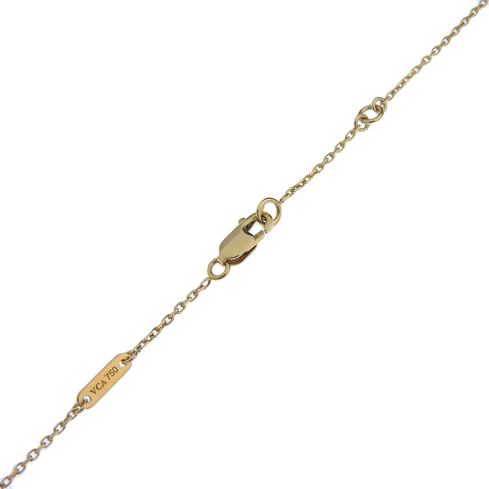 Van Cleef & Arpels – Sweet Alhambra Papillon Necklace – 18K Yellow Gold & Mother-of-Pearl – Introduced 2007 – 100% Authentic Pre-Owned ✨
