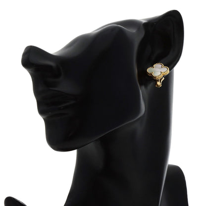 VAN CLEEF & ARPELS – Vintage Alhambra Earrings – 18K Yellow Gold – Introduced 1968 – 100% Authentic Pre-Owned ✨