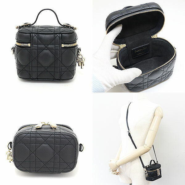 Dior – Lady Dior Micro Vanity  – Designer Maria Grazia Chiuri – 2023 – 100% Authentic Pre-Owned✨Like New✨Condition