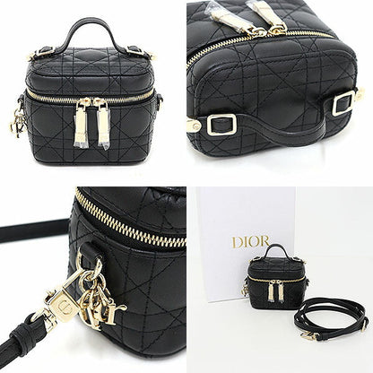 Dior – Lady Dior Micro Vanity  – Designer Maria Grazia Chiuri – 2023 – 100% Authentic Pre-Owned✨Like New✨Condition