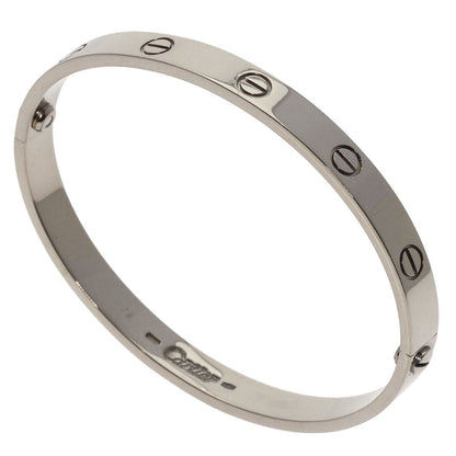 CARTIER Love Bracelet with Driver  18K White Gold     100% Authentic Pre-Owned A Rank          ✨Excellents