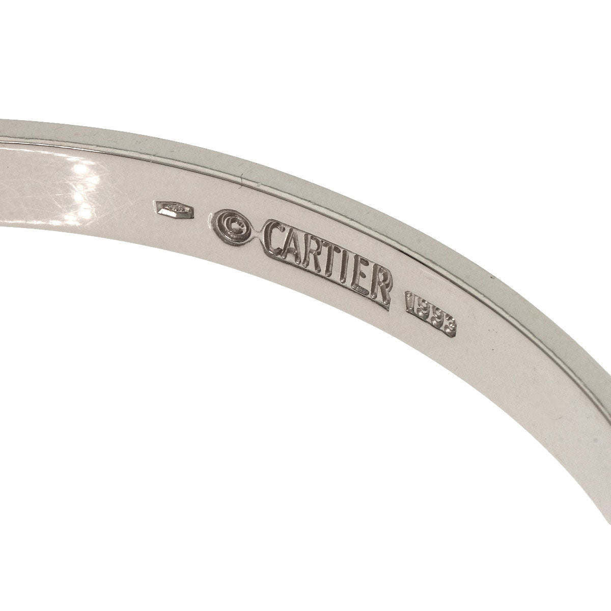 CARTIER Love Bracelet with Driver  18K White Gold     100% Authentic Pre-Owned A Rank          ✨Excellents