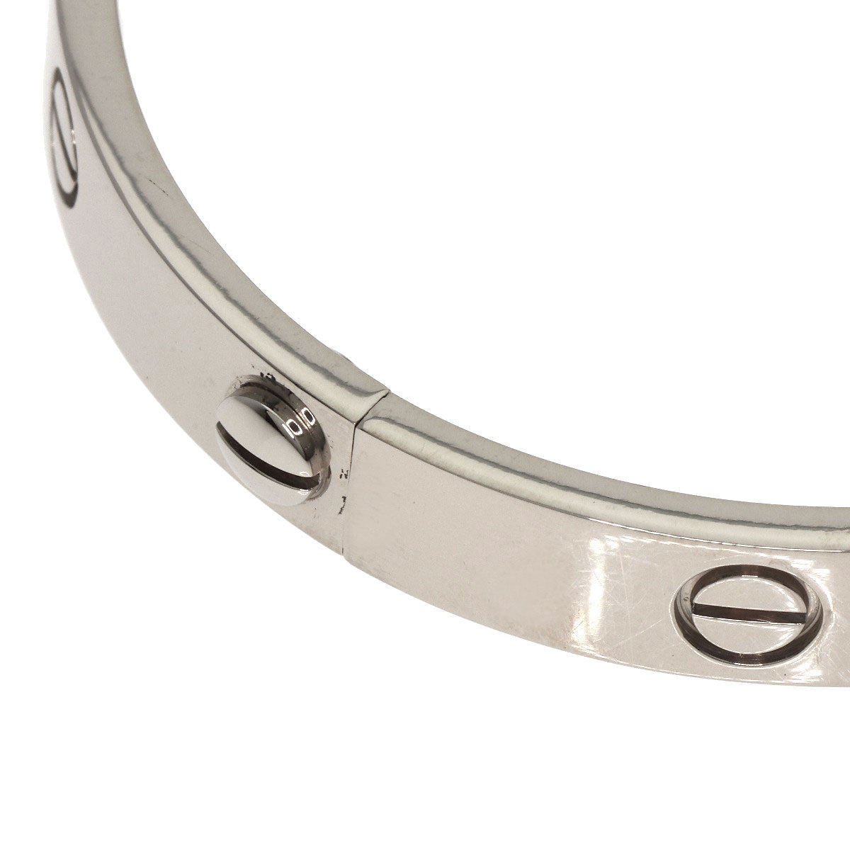 CARTIER Love Bracelet with Driver  18K White Gold     100% Authentic Pre-Owned A Rank          ✨Excellents