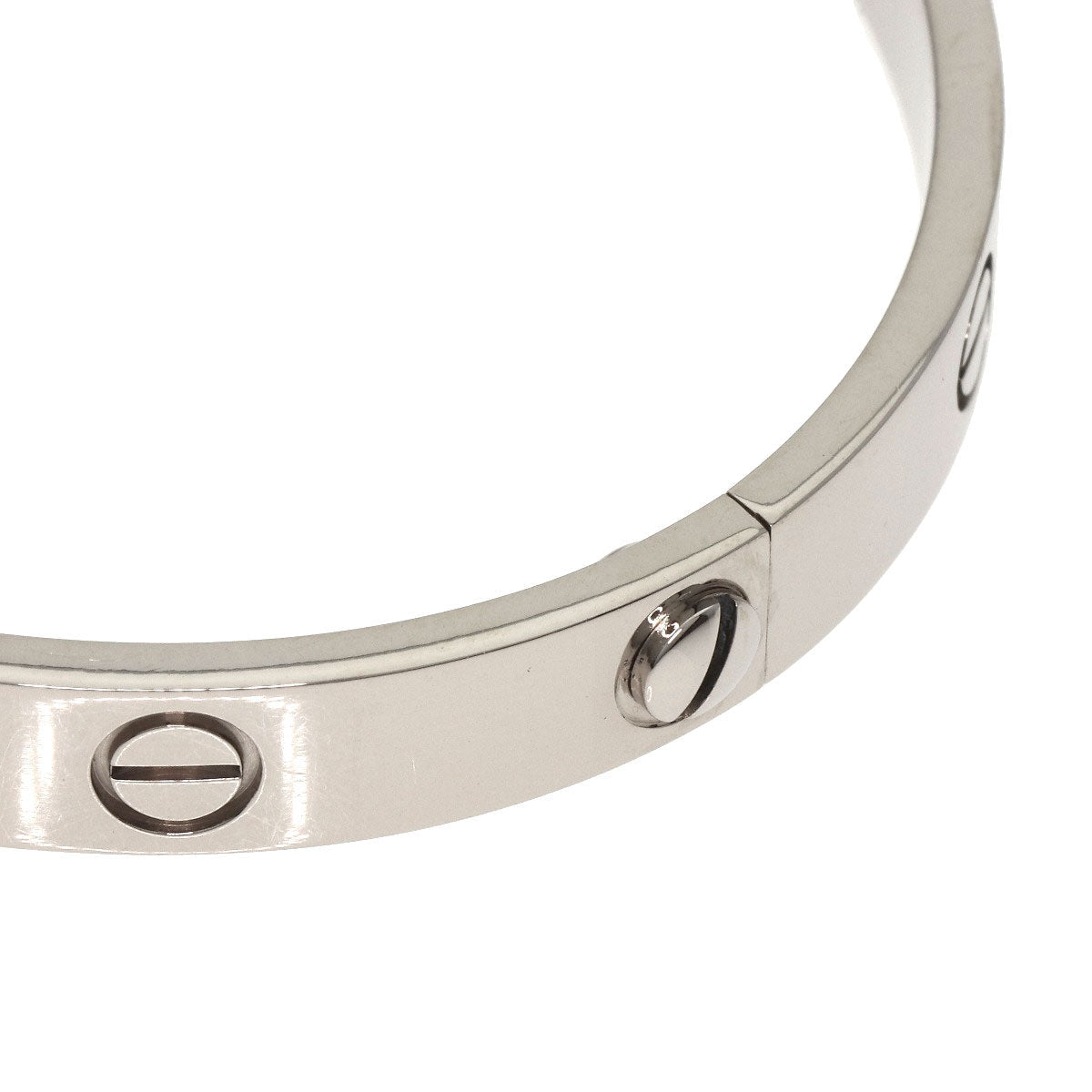 CARTIER Love Bracelet with Driver  18K White Gold     100% Authentic Pre-Owned A Rank          ✨Excellents