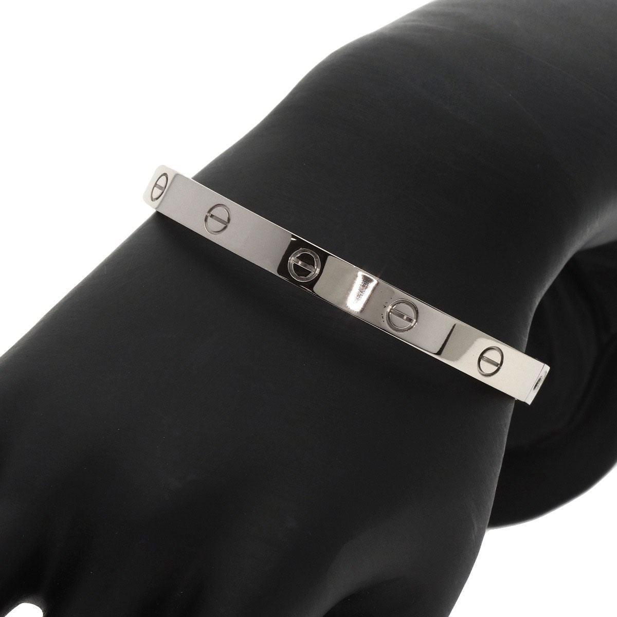 CARTIER Love Bracelet with Driver  18K White Gold     100% Authentic Pre-Owned A Rank          ✨Excellents