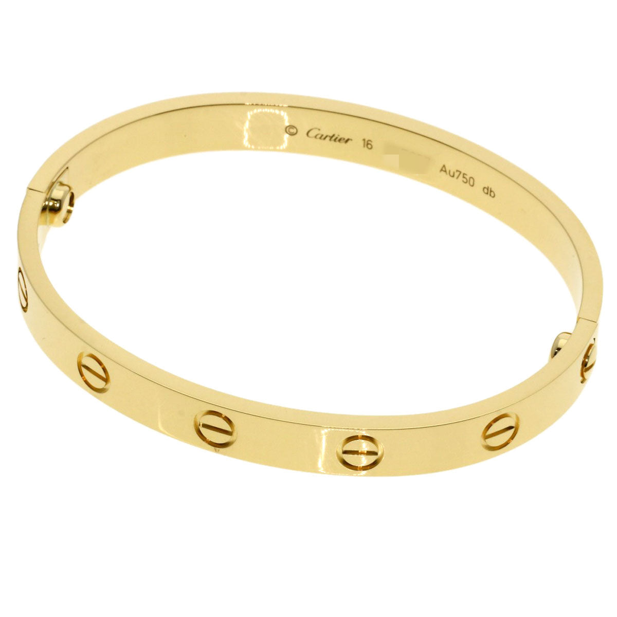 CARTIER Love Bracelet with Driver 18K Yellow Gold 100% Authentic  ✨ Excellent Pre-Owned   Condition