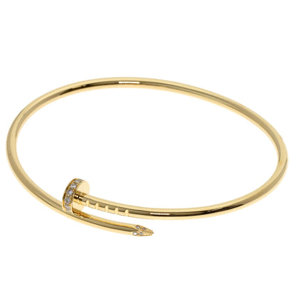 CARTIER Juste un Clou SM Diamond Bracelet #16 18K Yellow Gold 100% Authentic Pre-Owned ✨
