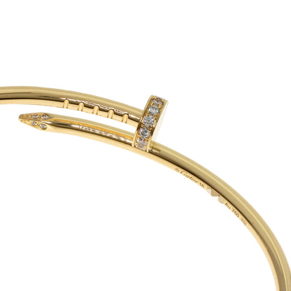 CARTIER Juste un Clou SM Diamond Bracelet #16 18K Yellow Gold 100% Authentic Pre-Owned ✨