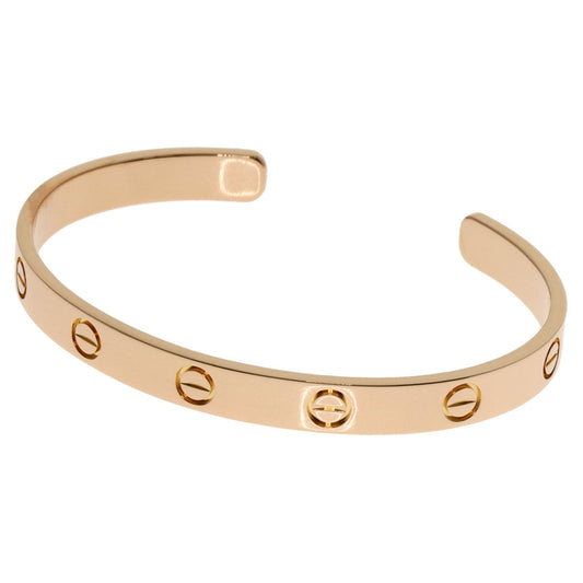 CARTIER Open Love Bracelet #17 – 18K Pink Gold 100% Authentic Pre-Owned ✨ A Rank Excellent