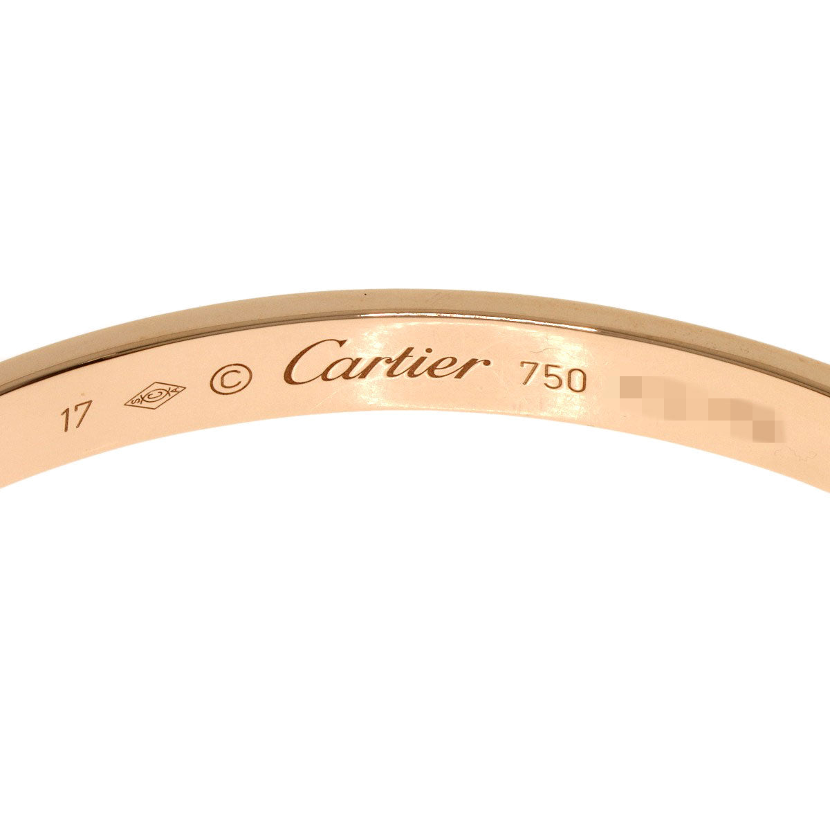 CARTIER Open Love Bracelet #17 – 18K Pink Gold 100% Authentic Pre-Owned ✨ A Rank Excellent