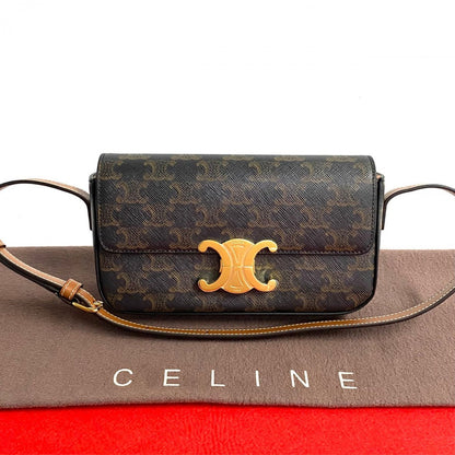 CELINE Triomphe Claude Pre owned 100% Authentic✨ Near New