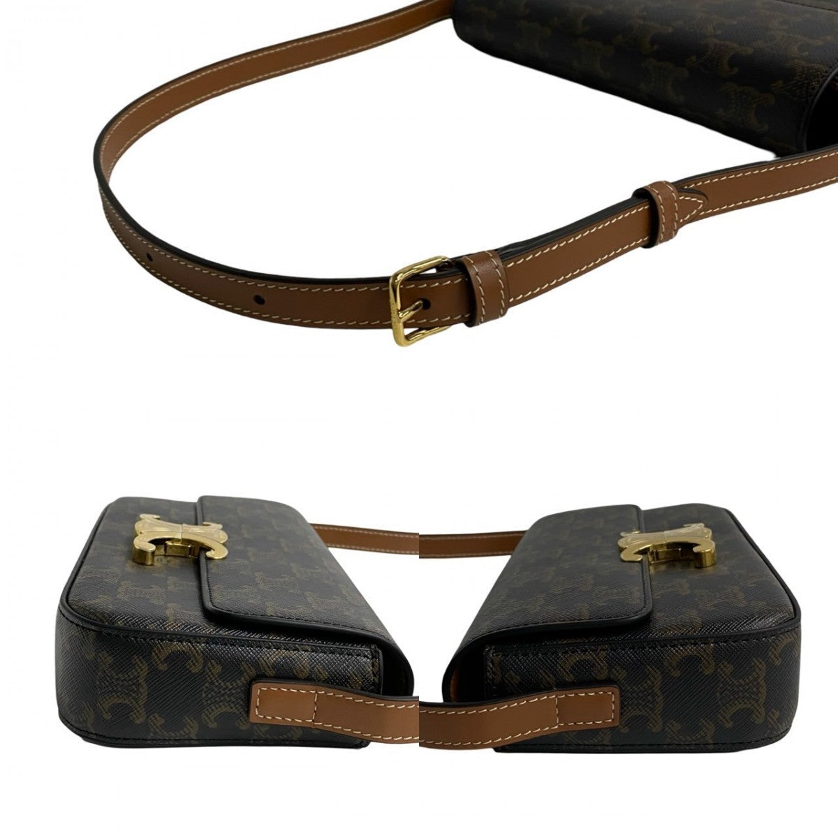 CELINE Triomphe Claude Pre owned 100% Authentic✨ Near New