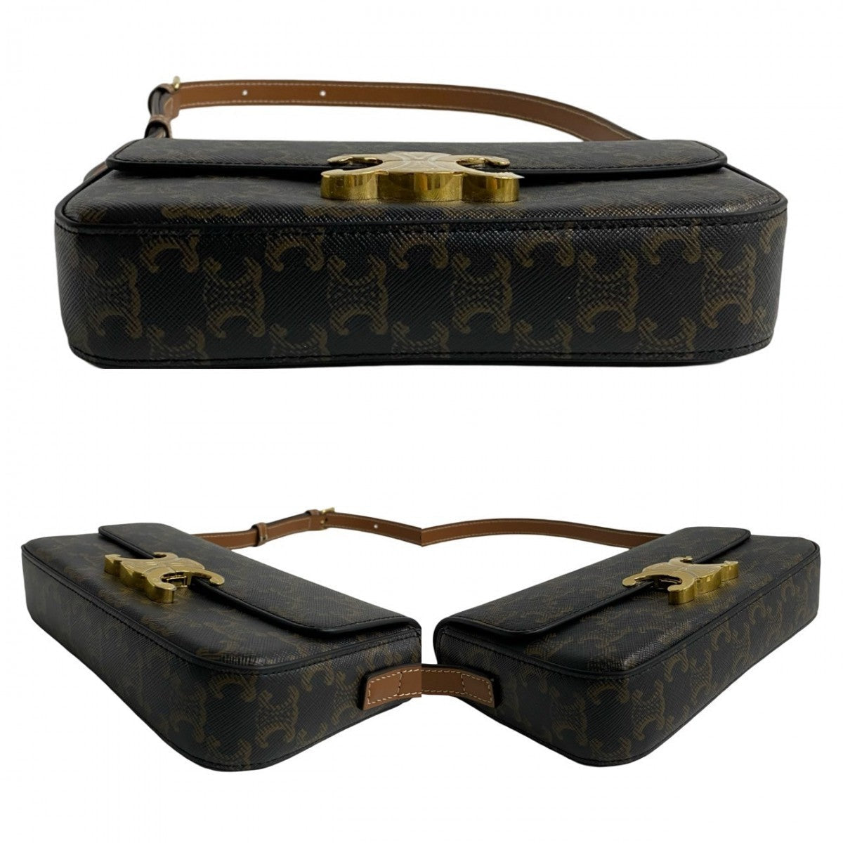 CELINE Triomphe Claude Pre owned 100% Authentic✨ Near New