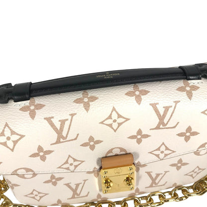 LOUIS VUITTON Pochette Metis EW Monogram Dune Canvas beige 100%!Authentic ✨Near New Pre Owned Condition