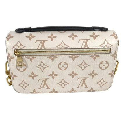 LOUIS VUITTON Pochette Metis EW Monogram Dune Canvas beige 100%!Authentic ✨Near New Pre Owned Condition