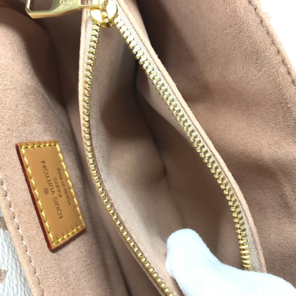 LOUIS VUITTON Pochette Metis EW Monogram Dune Canvas beige 100%!Authentic ✨Near New Pre Owned Condition