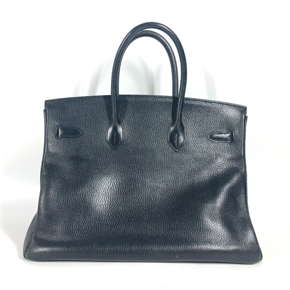 HERMES Birkin 35 Black Ardenne Leather – C□ Stamp –  100% Authentic ✨Well Used Vintage
