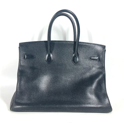HERMES Birkin 35 Black Ardenne Leather – C□ Stamp –  100% Authentic ✨Well Used Vintage
