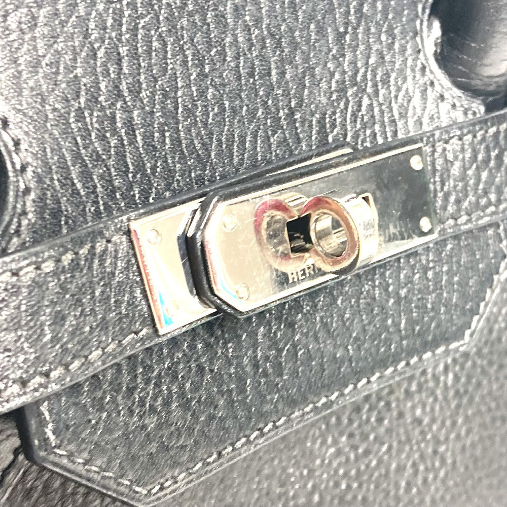 HERMES Birkin 35 Black Ardenne Leather – C□ Stamp –  100% Authentic ✨Well Used Vintage