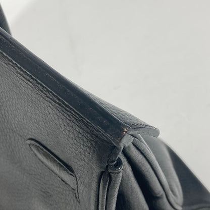 HERMES Birkin 35 Black Ardenne Leather – C□ Stamp –  100% Authentic ✨Well Used Vintage