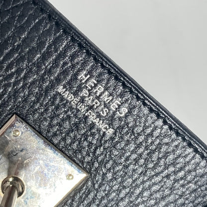 HERMES Birkin 35 Black Ardenne Leather – C□ Stamp –  100% Authentic ✨Well Used Vintage