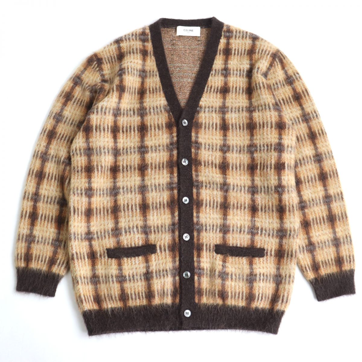 CELINE – Men’s Cardigan – Brown – ✨Like New  – 100% Authentic Pre-Owned