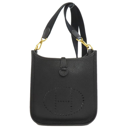 HERMÈS – Evelyn TPM Shoulder Bag – Taurillon Clemence – Gold Metal Hardware – 2016 (X Stamp) – 100% Authentic Pre-Owned ✨Excellent Pre-Owned