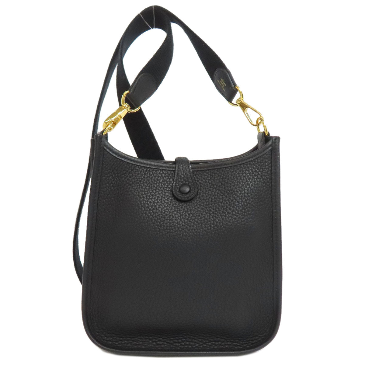 HERMÈS – Evelyn TPM Shoulder Bag – Taurillon Clemence – Gold Metal Hardware – 2016 (X Stamp) – 100% Authentic Pre-Owned ✨Excellent Pre-Owned