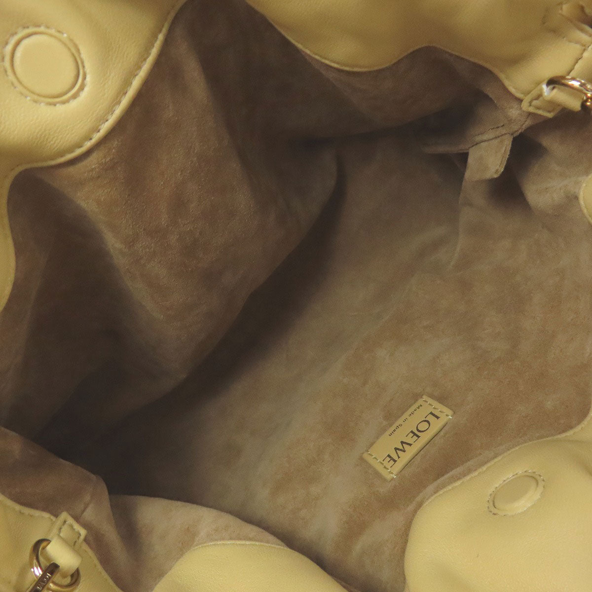 LOEWE Barcelona (Medium) in calfskin 2WAY – Calfskin Butter Yellow Excellent Pre-Owned Condition ✨Excellent Pre-Owned Condition 100% Authentic