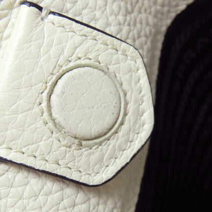 PRADA – Leather Shoulder Bag “Bianco N” – White – 2WAY – 2000s – 100% Authentic ✨Excellent Pre-Owned Condition