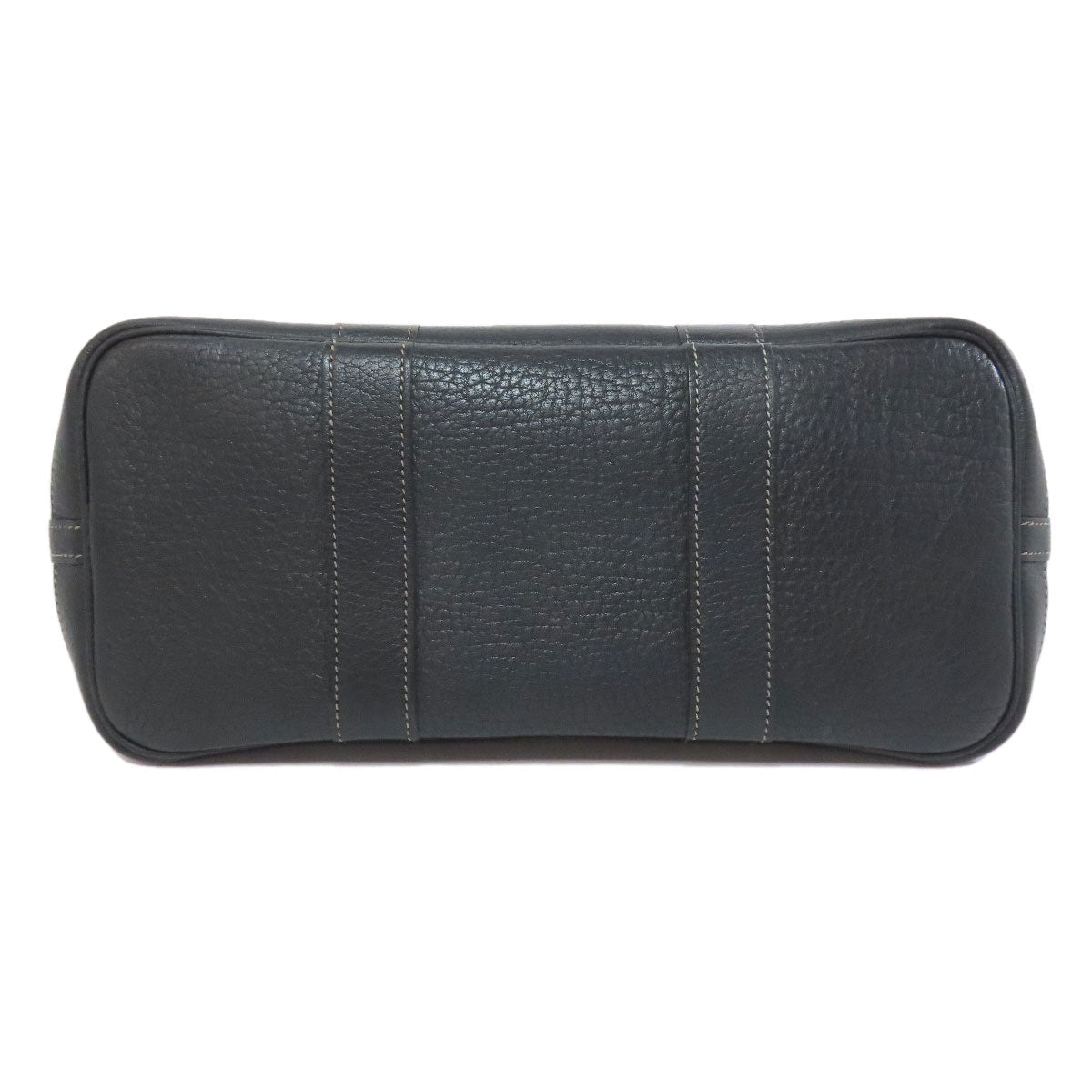 HERMÈS Garden Party TPM – Black Towar Officche Leather – Silver-Tone Metal – 100% Authentic ✨Very Good Condition Pre-Owned