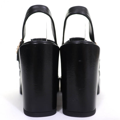 CHANEL Sandals – Black Leather – Size 37 – Collection 24P – 100% Authentic ✨Excellent, Near New Pre-Owned