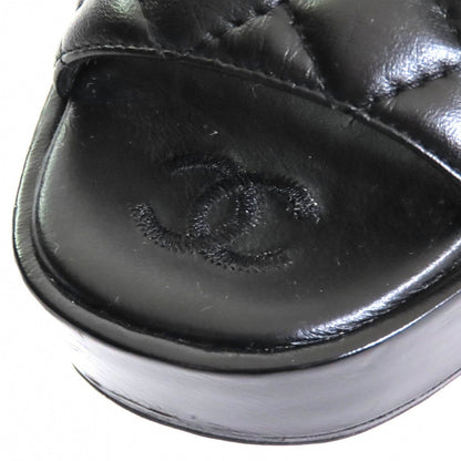 CHANEL Sandals – Black Leather – Size 37 – Collection 24P – 100% Authentic ✨Excellent, Near New Pre-Owned