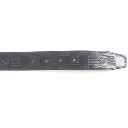 LOUIS VUITTON Belt – Sunture Damier Infini Black & Brown Leather – Size 95/38 – 100% Authentic ✨Excellent Pre-Owned Condition