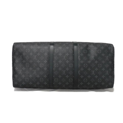 LOUIS VUITTON Keepall Bandoulière 55 Monogram Eclipse Fragment Circle Thunder by Hiroshi Fujiwara 100% Authentic ✨Excellent Pre-owned Condition