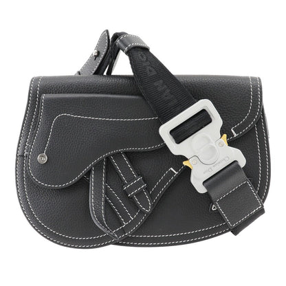 Dior Saddle Sling Bag Black Calfskin Men’s Crossbody 100% Authentic ✨Excellent Pre-Owned Condition