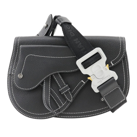 Dior Saddle Sling Bag Black Calfskin Men’s Crossbody 100% Authentic ✨Excellent Pre-Owned Condition