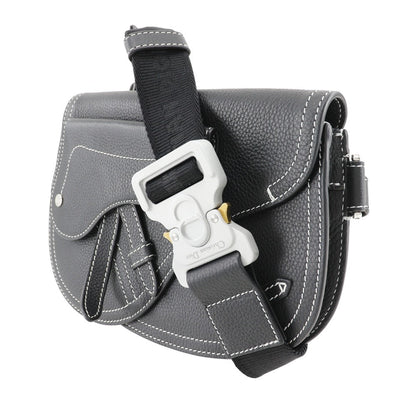 Dior Saddle Sling Bag Black Calfskin Men’s Crossbody 100% Authentic ✨Excellent Pre-Owned Condition