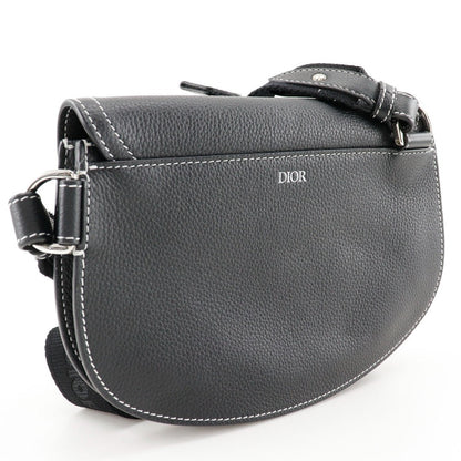 Dior Saddle Sling Bag Black Calfskin Men’s Crossbody 100% Authentic ✨Excellent Pre-Owned Condition