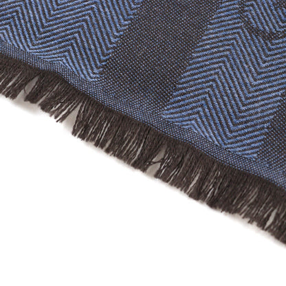 Gucci Scarf wool Navy mens 100% Authentic ✨Excellent Pre Owned Hardly Used