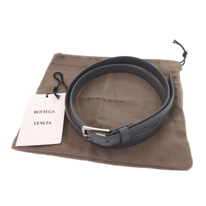 Bottega Veneta Belt Leather in Gray Men’s size 100cm 100% Authentic ✨Barely Used Pre Owned Condition