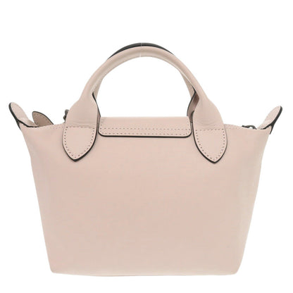 Longchamp – Le Pliage Extra XS Handbag – Nude Leather – Le Pliage Extra Collection – 100% Authentic Pre-Owned ✨Excellent, Barely Used✨