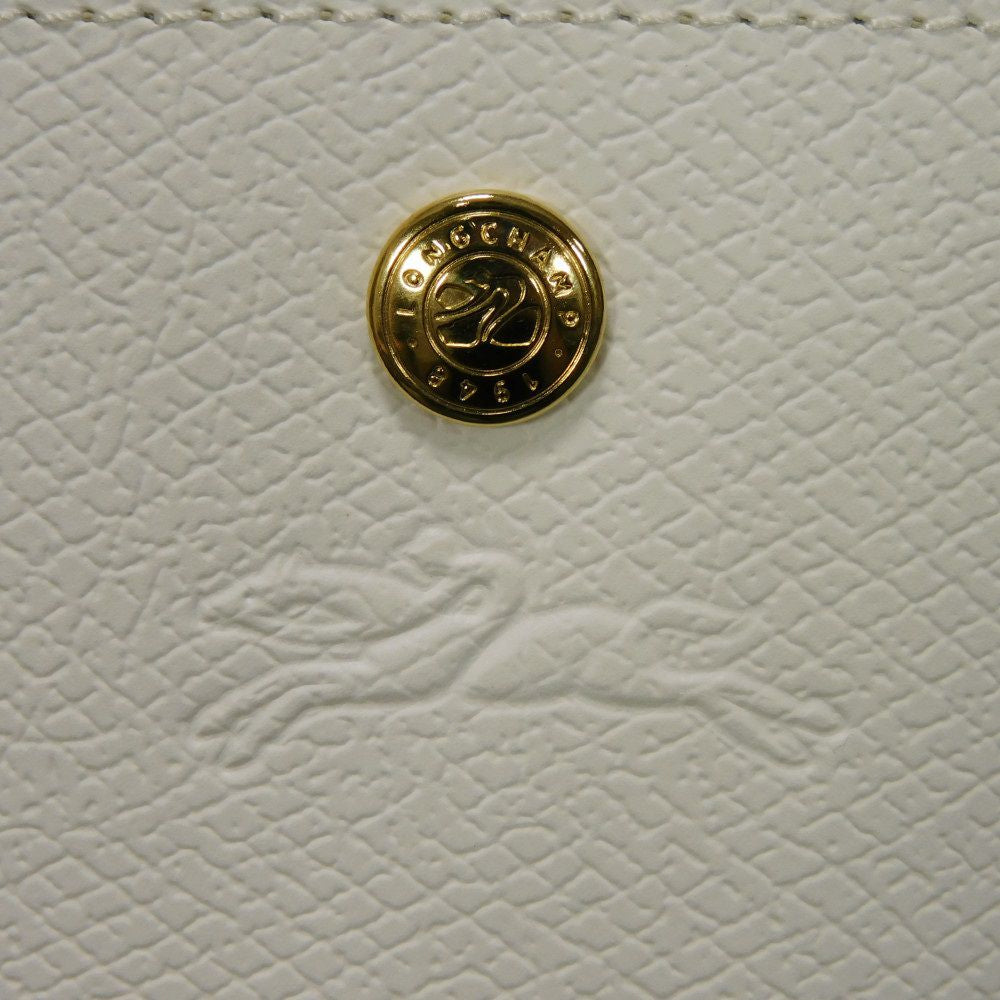 Longchamp – Epurée S Bucket Bag – Cuir d’Ursie – Blanc Russian Embossed Leather – 100% Authentic ✨Excellent Pre-Owned Condition