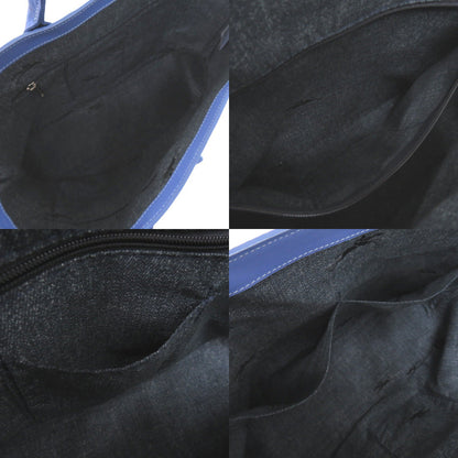 Longchamp – Rozo Tote Bag  Blue Crocodile-Embossed Leather – 100% Authentic ✨Very Good Pre-Owned Condition