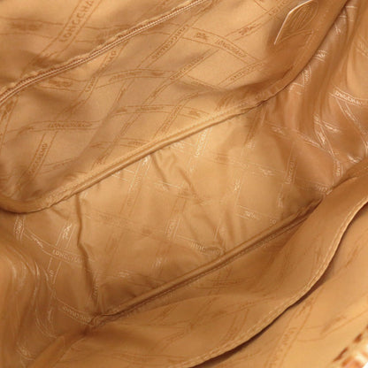 Longchamp – Rozo Handbag – Model Croco-Embossed Leather – Camel – 100% Authentic ✨Excellent Pre-Owned Condition