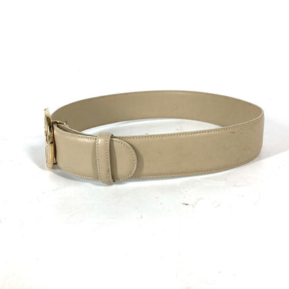 GUCCI – GG Logo Belt Beige Leather – Women’s Size 65 – 100% Authentic ✨Very Good Pre-Owned Condition