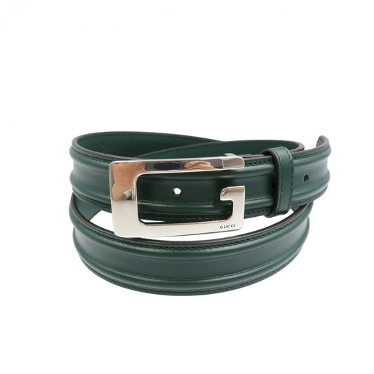 GUCCI – Leather Belt Green – Men’s Size 95 2020s – 100% Authentic Pre-Owned ✨Unused Condition