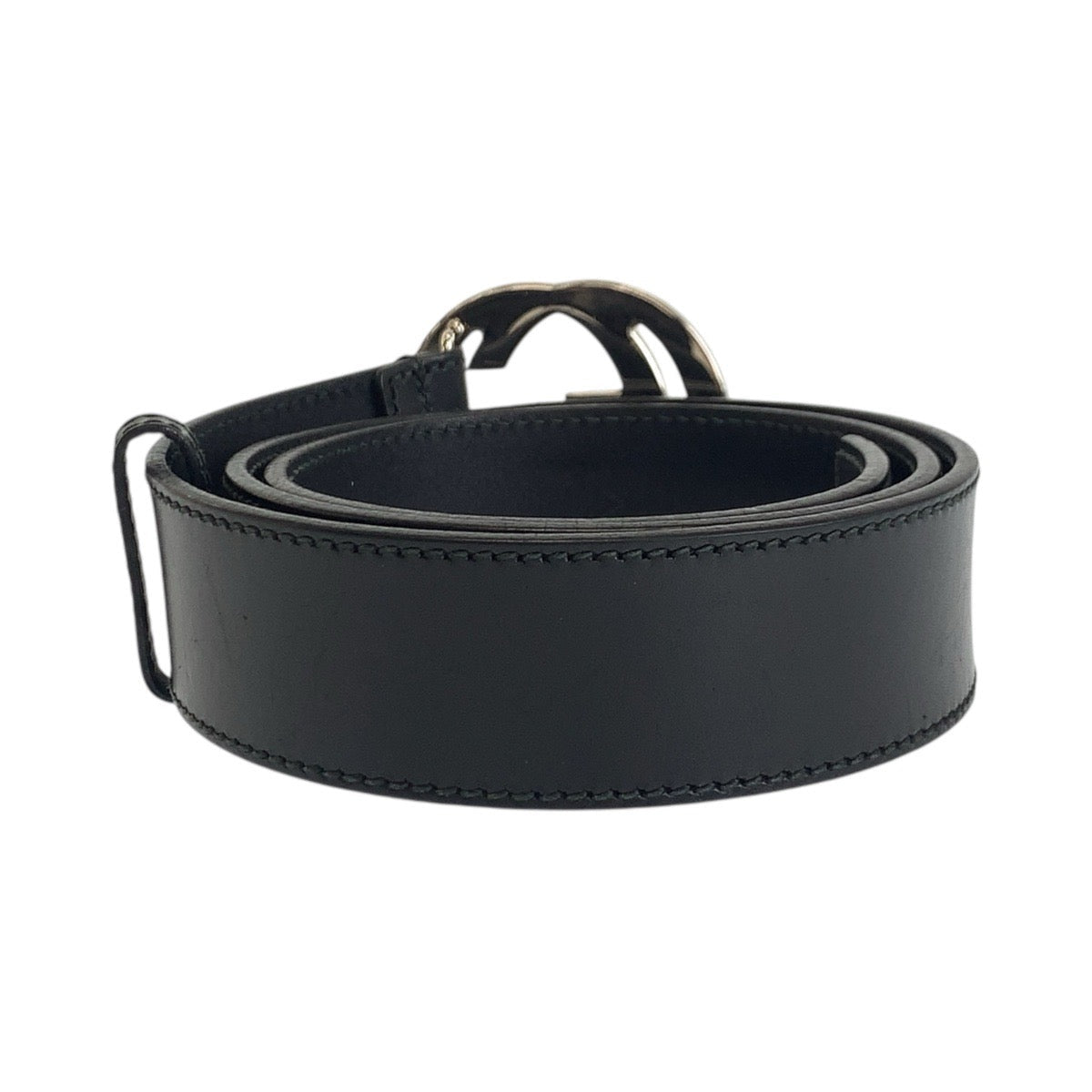 GUCCI – Leather Belt Interlocking – Black – Men’s – 100% Authentic
✨Very Good Pre-Owned Used